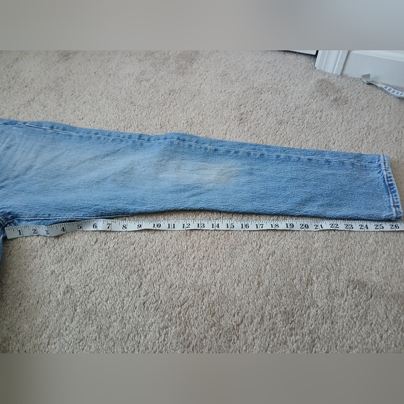 Levi 501 Skinny Jeans Size 28x28 Medium Wash - Picture 12 of 12